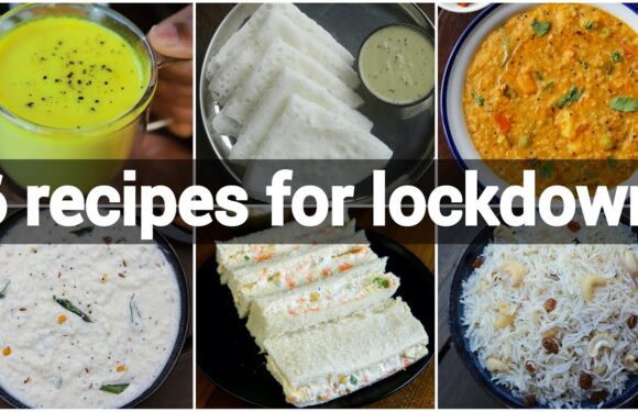 6 simple Indian recipes for lockdown with minimal ingredients | easy Indian recipes